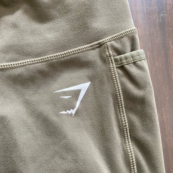 GymShark high waist green leggings - Picture 3 of 6